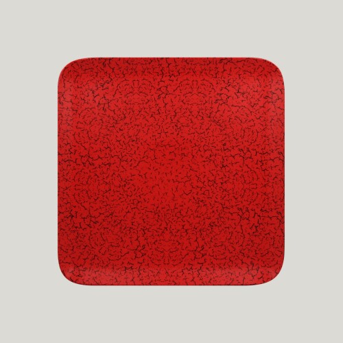 RAK Talíř čtvercový 27 × 27 cm – červená | RAK-RBAUSP27