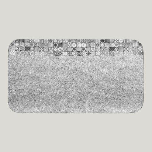 RAK Splendour talíř obdélníkový 38 × 21 cm – šedá | RAK-SRAURP38