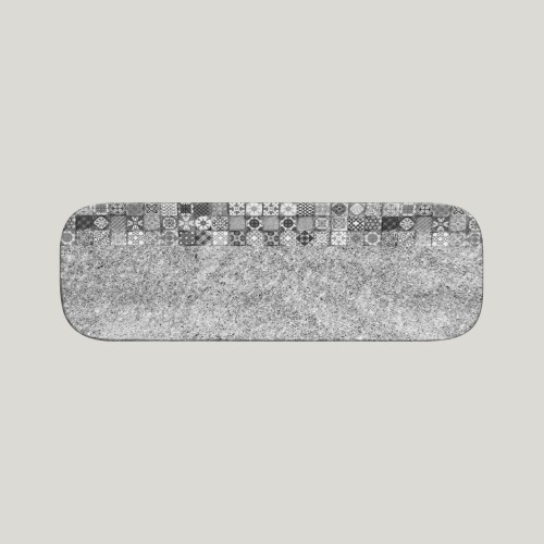 RAK Splendour talíř obdélníkový 33 × 11 cm – šedá | RAK-SRAURPN33