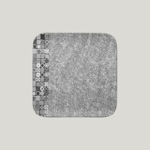 RAK Splendour talíř čtvercový 24 × 24 cm – šedá | RAK-SRAUSP24