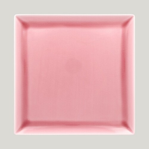 RAK Vintage talíř mělký čtvercový, růžový 30,2 × 30,2 cm | RAK-VNEDSQ30PK