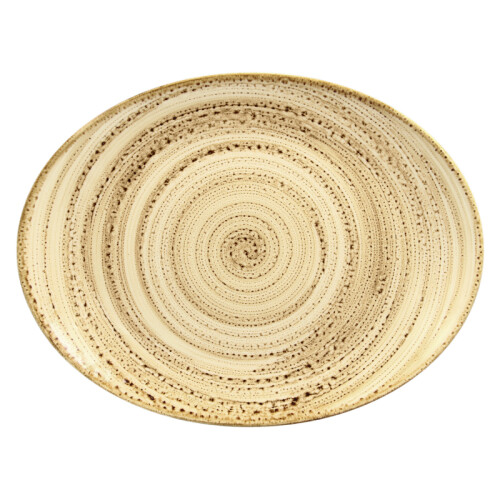 RAK Twirl talíř oválný 36 × 27 cm – beach | RAK-TWNNOP36BE