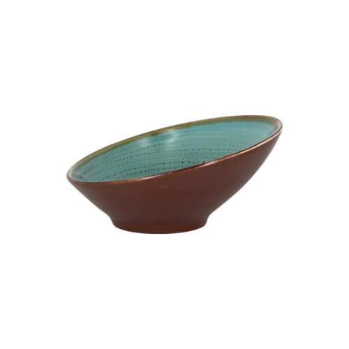 RAK Twirl miska zkosená 22 cm – lagoon | RAK-TWBUBA22LA