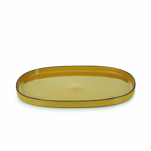 Revol Talíř oválný 35,5 × 22 cm – tumeric | REV-652764