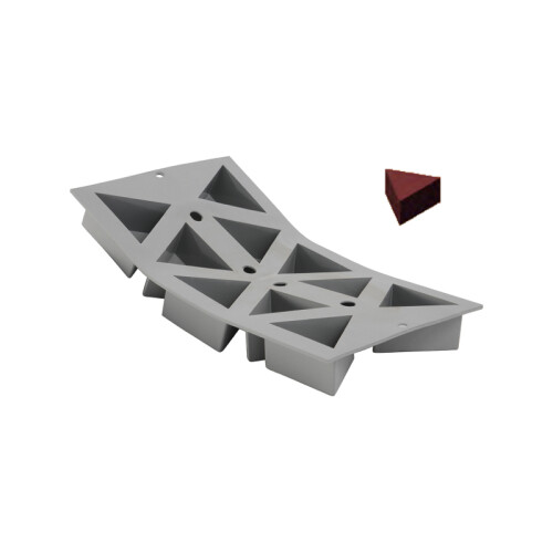 de Buyer Silikonová forma - trojúhelník 6,6 × 5,7× 3,5 cm | D-1843-01