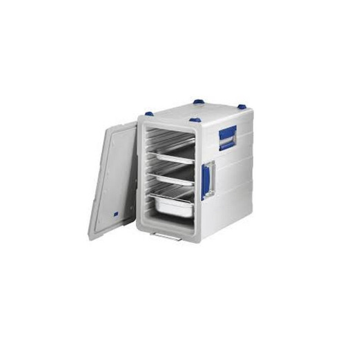 Termoport s čelním plněním 3x GN 1/1-150 nevyhřívaný, nasazovací víko - šedá
