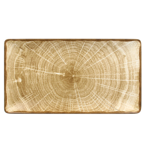 RAK Woodart talíř obdélný 33,5 × 18,1 cm – mechově zelená | RAK-WDEDRG33MG