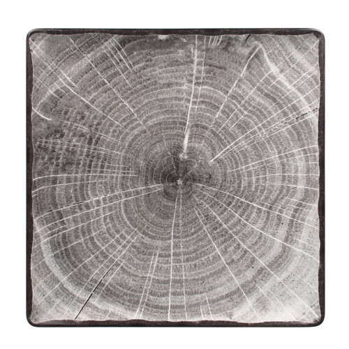 RAK Woodart talíř čtvercový 30 × 30 cm – šedá | RAK-WDEDSQ30BG