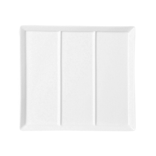 RAK Minimax talíř obdélníkový, 3 segmenty 19 × 17 cm | RAK-OPRT19C