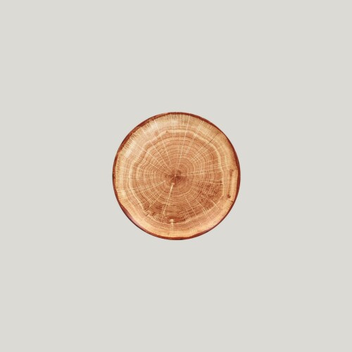RAK Woodart talíř dezertní coupe 15 cm – světle hnědá | RAK-WDNNPR15TB