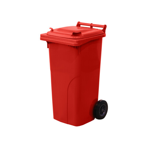 Popelnice 120 l - červená