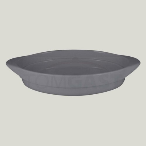 RAK Chef's Fusion pekáč oválný 37,2 × 25 cm, šedý | RAK-CFOD44GYBD