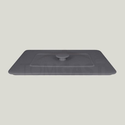 RAK Chef's Fusion poklice pro obdélný pekáč 32,5 × 22 cm, šedá | RAK-CFRT32GYLD