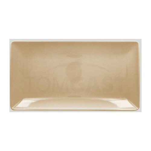 RAK Vintage talíř mělký obdélníkový, béžový 33,5 × 18,1 cm | RAK-VNEDRG33BG