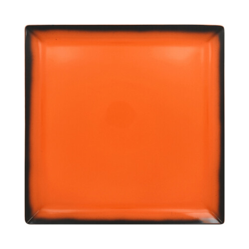 RAK Talíř čtvercový 30,2 cm, oranžová | RAK-LEEDSQ30OR