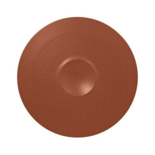 RAK Talíř mělký s důlkem 30 cm, hnědá | RAK-NFMRFP30BW