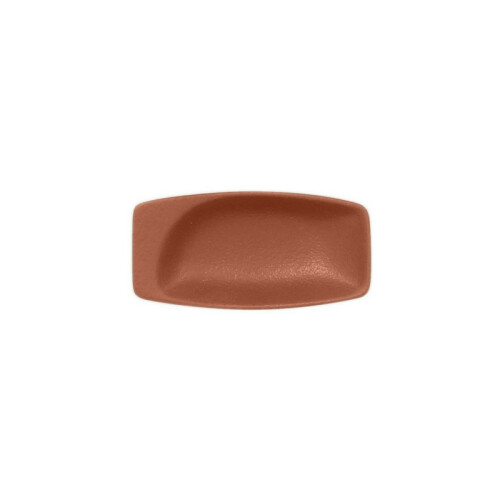 RAK Talíř obdélný 11 × 5,5 cm, hnědá | RAK-NFMZMR11BW