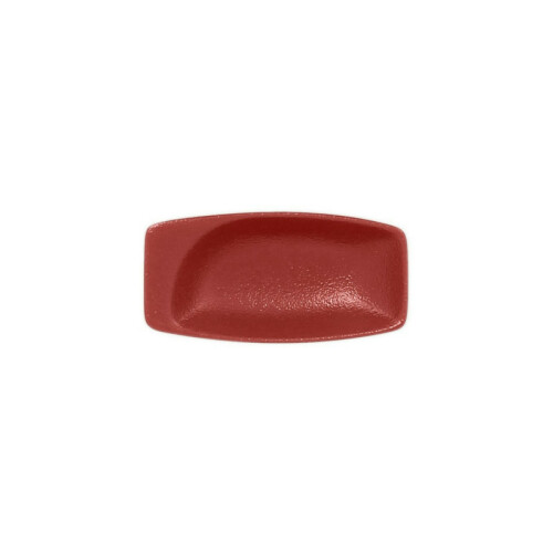 RAK Talíř obdélný 11 × 5,5 cm, tmavě červená | RAK-NFMZMR11DR