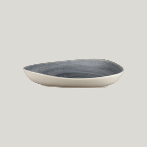 RAK Spot talíř hluboký 24 × 19,5 cm šedomodrý | RAK-SJDFLDP24