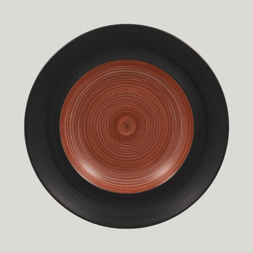 RAK Trinidad talíř hluboký s hranou pr. 30 cm, hnědý | RAK-TRCLDP30BW