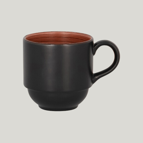 RAK Trinidad šálek stohovatelný 200 ml, hnědý | RAK-TRCLSC20BW
