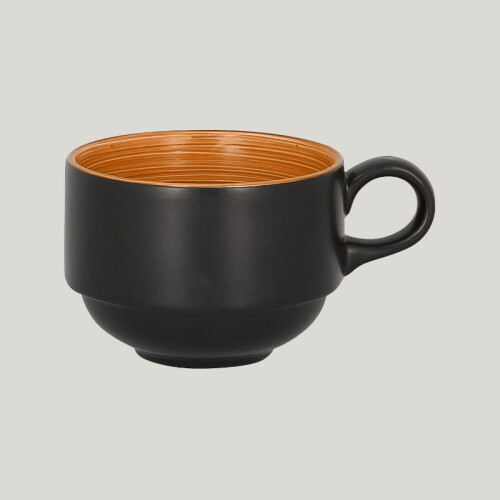 RAK Trinidad šálek stohovatelný 230 ml, oranžový | RAK-TRCLSC23BC