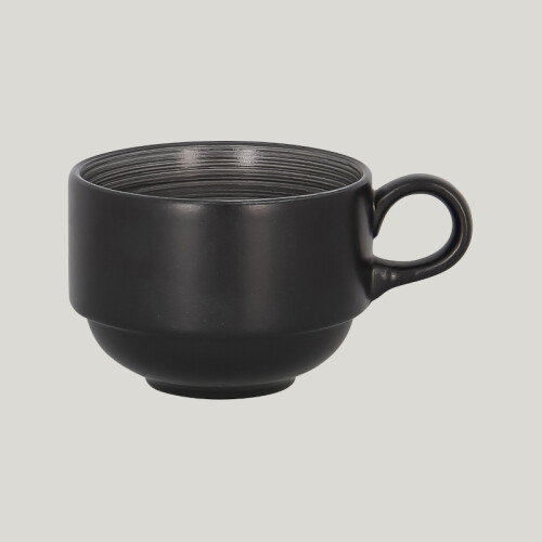 RAK Trinidad šálek stohovatelný 230 ml, šedý | RAK-TRCLSC23BG