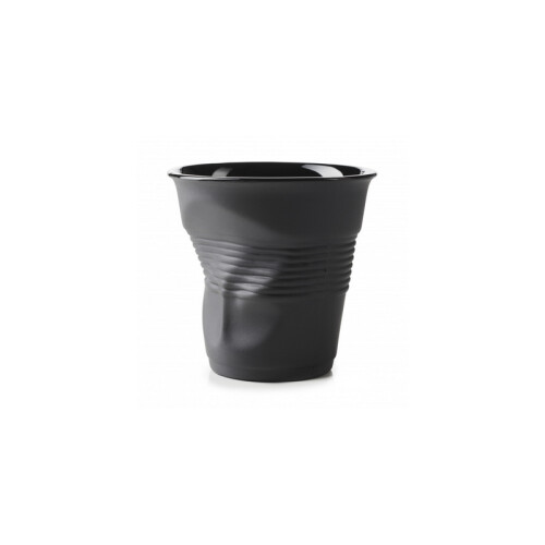 Revol Froissés pohárek 18 cl, černý | REV-654020