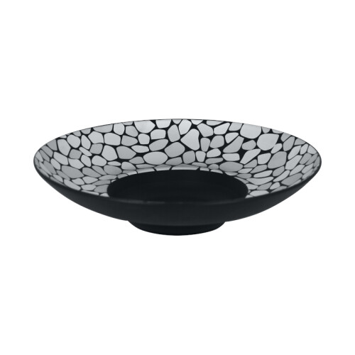 RAK Cobbles talíř hluboký gourmet pr. 29 cm, stříbrný | RAK-CBFDGD29