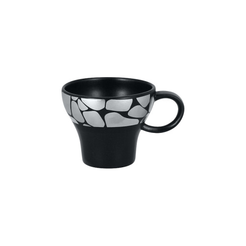 RAK Cobbles šálek na espresso 9 cl, stříbrný | RAK-CBMOCU09