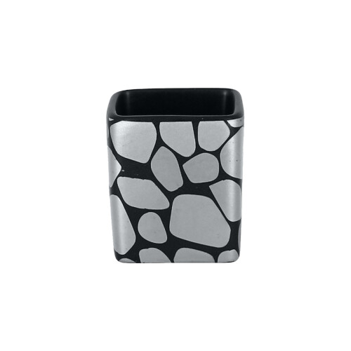 RAK Cobbles vyšší kostka 5 × 5,5 cm, stříbrná | RAK-CBOPSD01