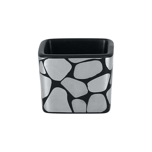 RAK Cobbles nižší kostka 5 × 4,5 cm, stříbrná | RAK-CBOPSD02