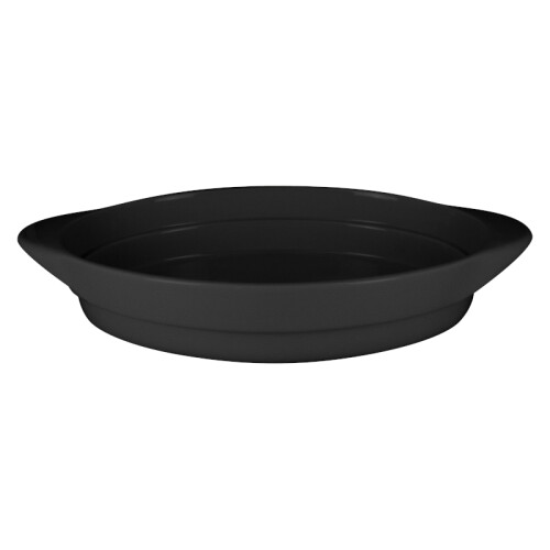 RAK Chef's Fusion pekáč oválný 31 × 21 cm, černý | RAK-CFOD37BKBD