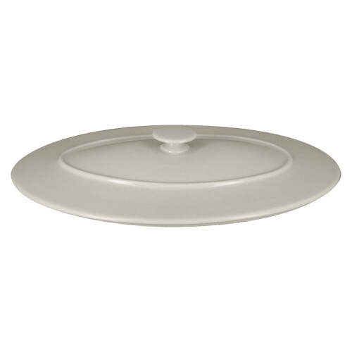 RAK Chef's Fusion poklice oválná 37,2 × 25 cm, bílá | RAK-CFOD44WHLD
