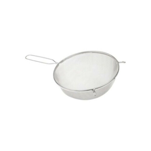 Cedník d24cm,25/24 (0,7x0,7mm)husté, pocínovaný
