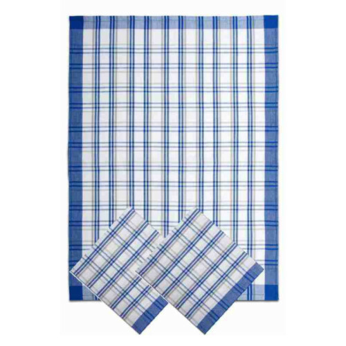 Utěrka kuch. 3ks 70x50cm modrá –  100%  Egyptská bavlna