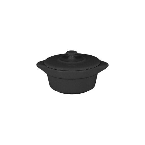 RAK Chef's Fusion hrnec s poklicí mini 8,5 cm, černý | RAK-CFRD09BK