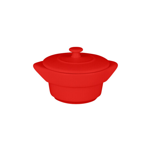 RAK Chef's Fusion hrnec s poklicí pr. 10 cm, červený | RAK-CFRD10BR