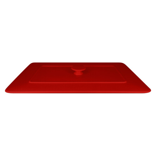 RAK Chef's Fusion poklice obdélníková 39 × 24 cm, červená | RAK-CFRT39BRLD