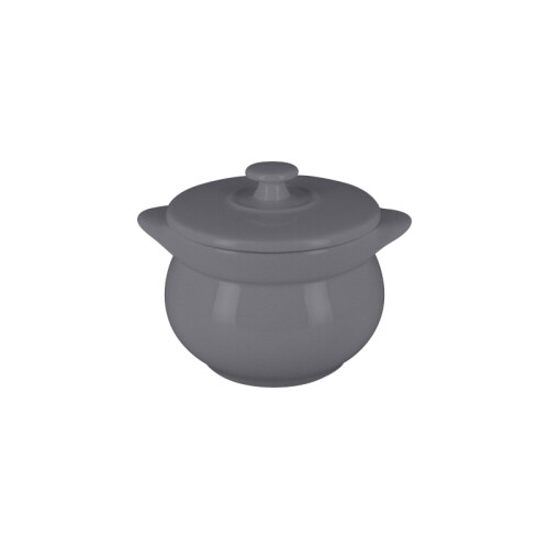 RAK Chef's Fusion mísa na polévku s poklicí pr. 10,6 cm, šedá | RAK-CFST10GY