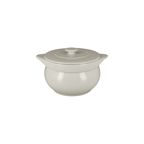 RAK Chef's Fusion mísa na polévku s poklicí pr. 15 cm, bílá | RAK-CFST15WH