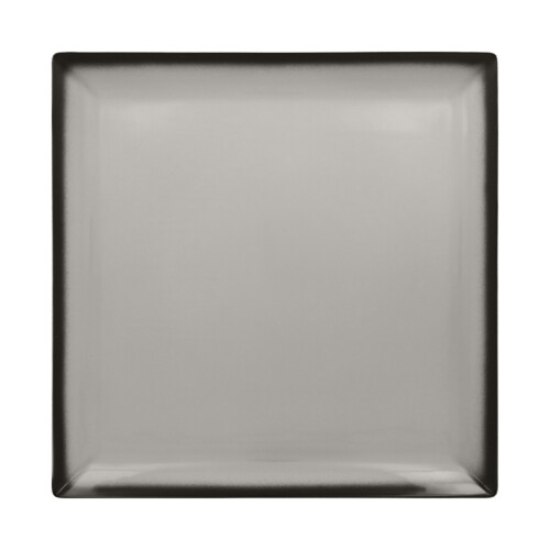 RAK Lea talíř čtvercový 30,2 × 30,2 cm, šedý | RAK-LEEDSQ30GY