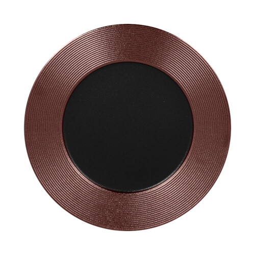 RAK Metalfusion talíř mělký, vroubkovaný pr. 29 cm, bronzový | RAK-MFEVFP29BB