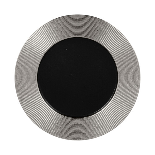 RAK Metalfusion talíř mělký, vroubkovaný pr. 29 cm, stříbrný | RAK-MFEVFP29SB