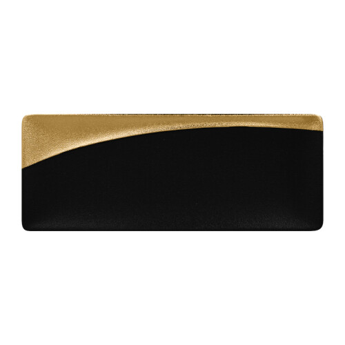 RAK Metalfusion talíř obdélníkový 32 × 12,5 cm, zlatý | RAK-MFMORP32GB