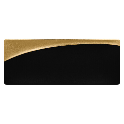 RAK Metalfusion talíř obdélníkový 42 × 16,4 cm, zlatý | RAK-MFMORP42GB