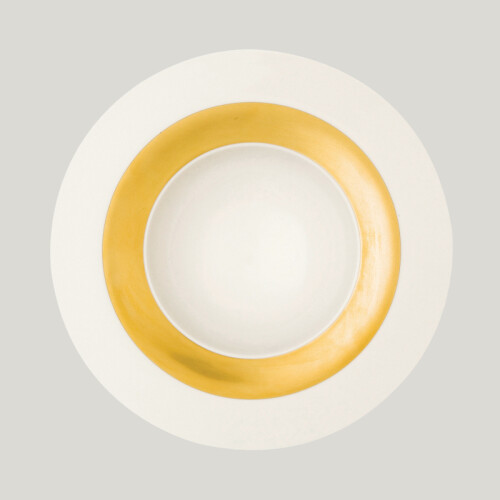 RAK Golden Ultra talíř hluboký pr. 29 cm, zlatý | RAK-UGKQDP29