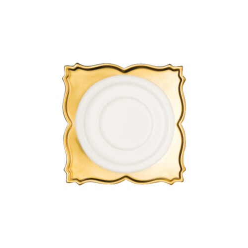 RAK Golden Ultra podšálek 12 × 12 cm, zlatý | RAK-UGKQSA12