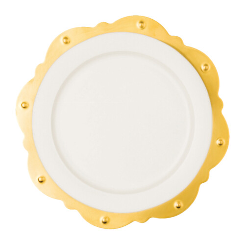 RAK Golden Ultra talíř mělký pr. 33 cm, zlatý | RAK-UGKQSP33