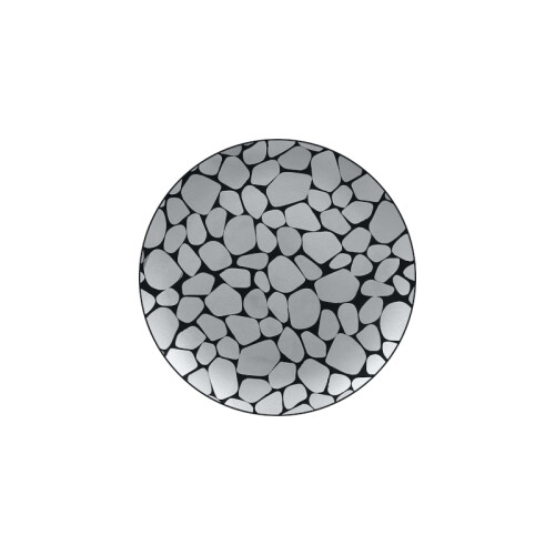RAK Cobbles talíř mělký pr. 15 cm, stříbrný | RAK-CBNNPR15